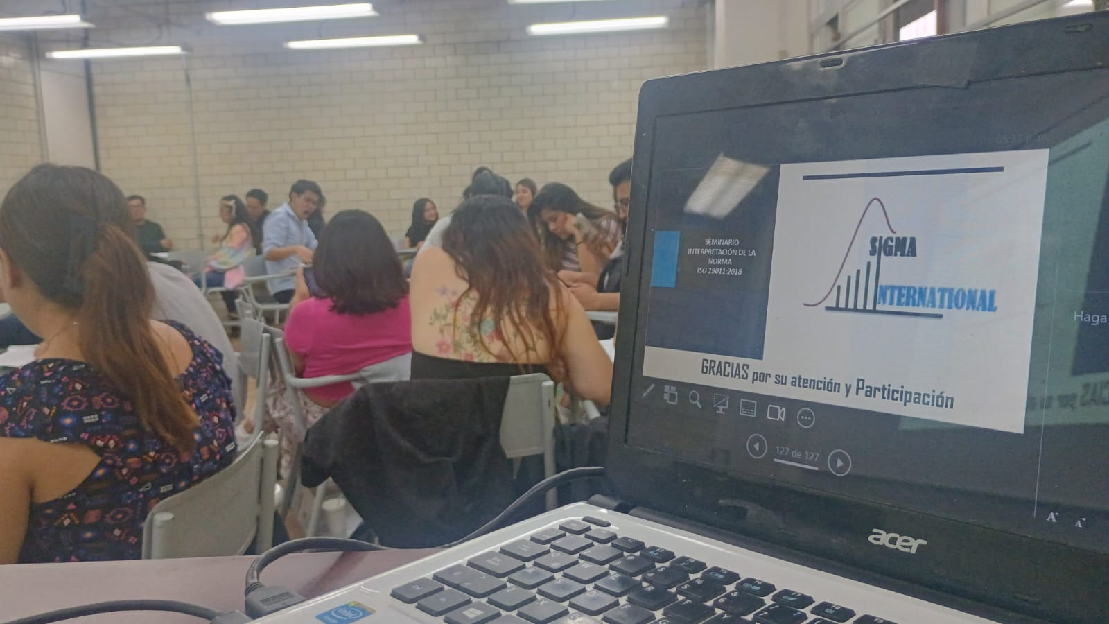 Sesión de capacitación de Sigma International